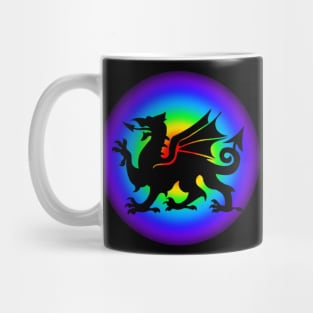 Welsh Dragon Silhouette Mug